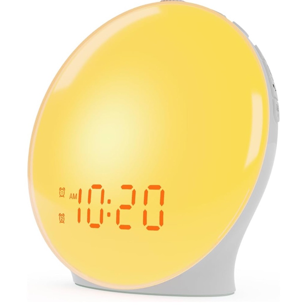 Sunrise Simulation Alarm Clock with LED Display for Sale